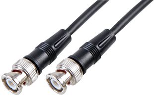 Length: 3.0 m BNC plug to BNC plug Coaxial RF cable Impedance: 50 Ohm Cable type RG58