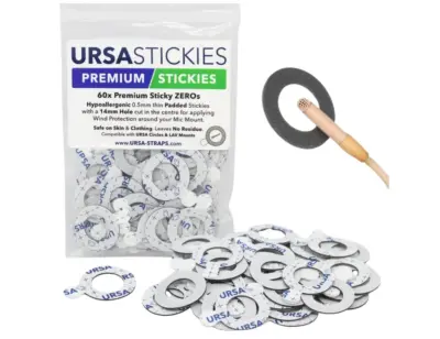 Ursa Premium stickies zero's adesivo con forro centrale per fissare i lavalier